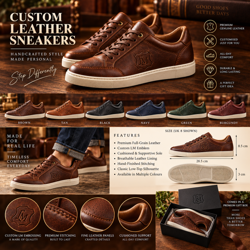 Custom Leather Sneakers