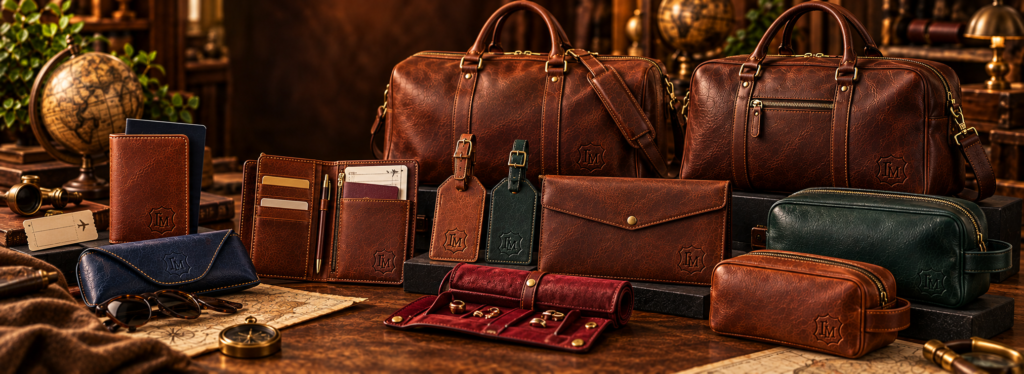 Personalised Leather Travel Accessories